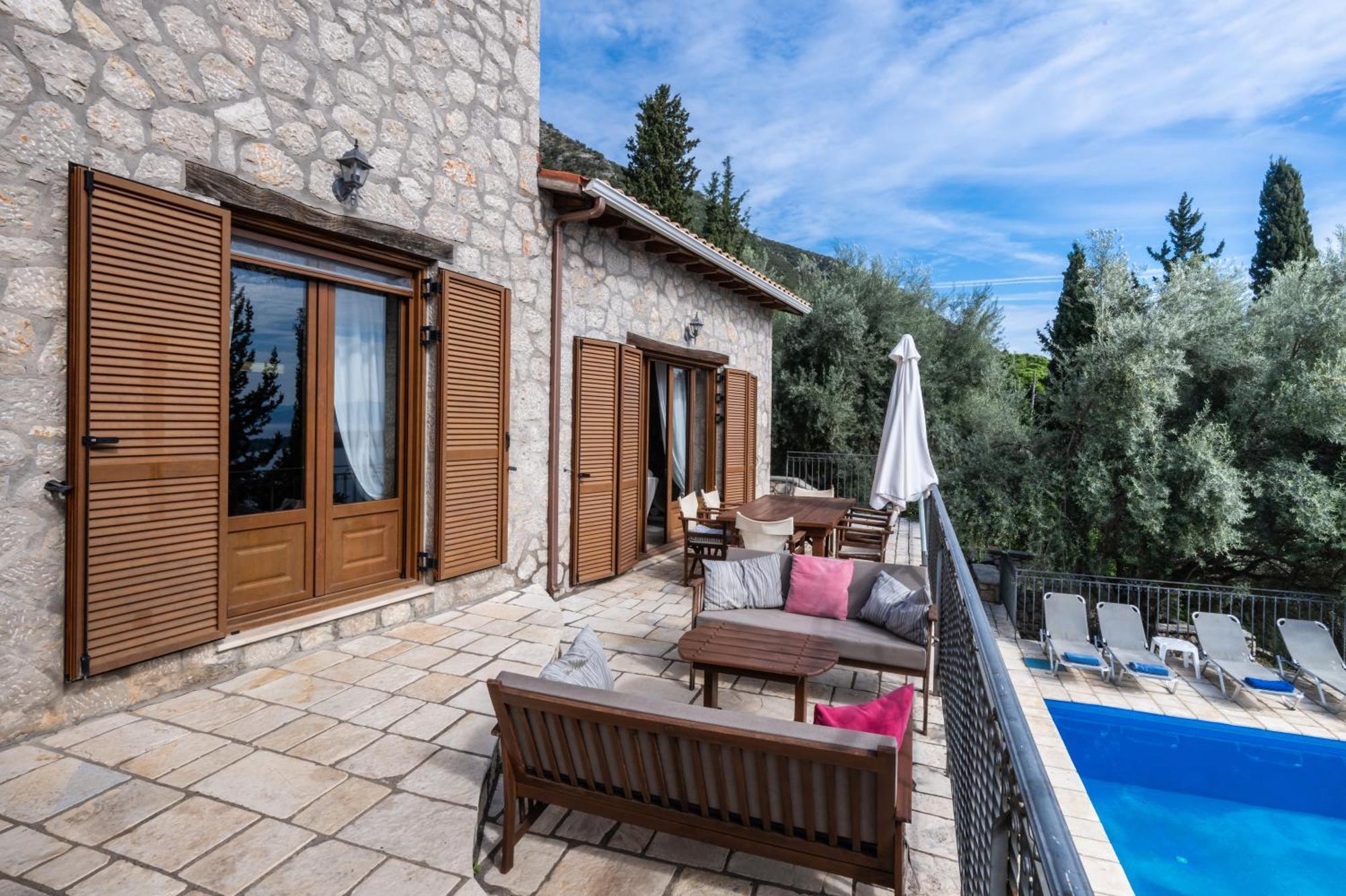 Villa Galini Нидри Екстериор снимка