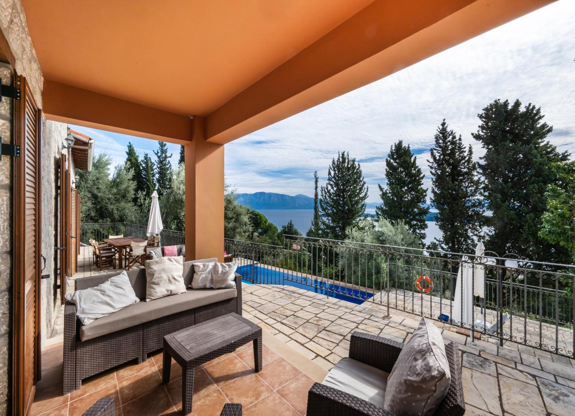 Villa Galini Нидри Екстериор снимка