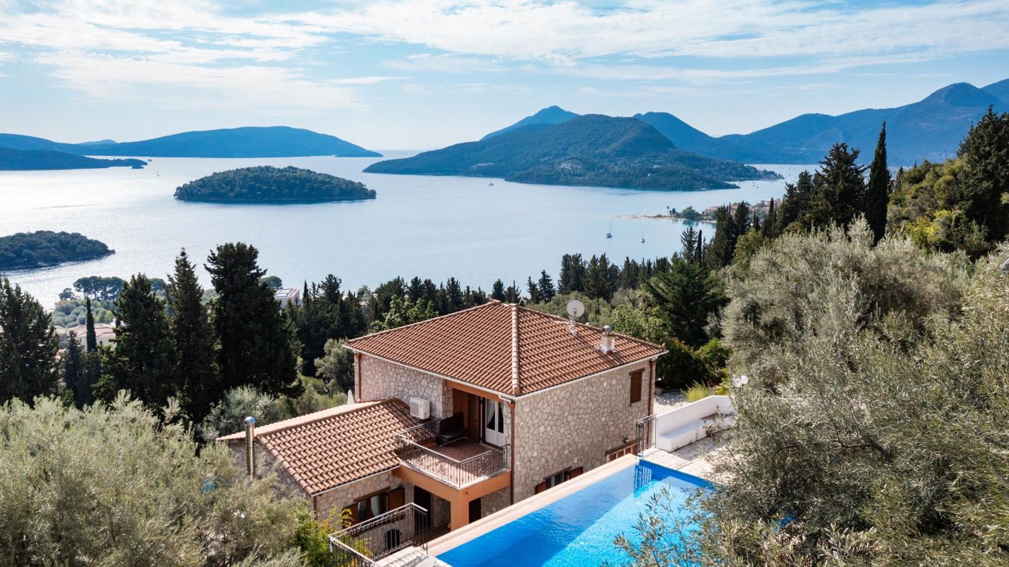 Villa Galini Нидри Екстериор снимка